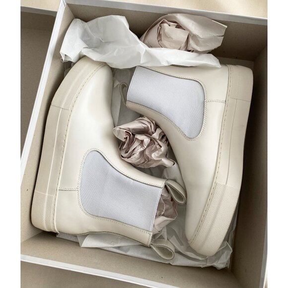 Sofie D'Hoore White Sneaker/Boots, size 39.5 - Picture 5 of 9
